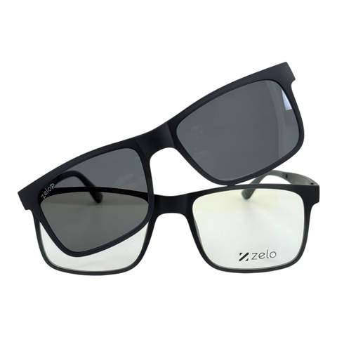 Armação Clip On Ultem ZE 5518/6629 C2 (PDC) 2.D.8