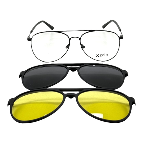 Clip On Metal Zelo 3 Pçs ZE 6996 C1 2.C.4