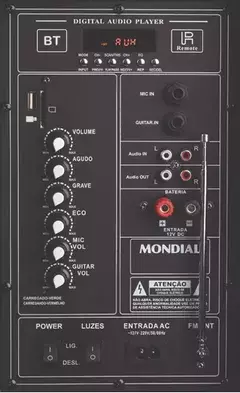 CAIXA DE SOM MONDIAL CONNECT POWER 2 550W RMS BLUETOOTH CM-550 - comprar online