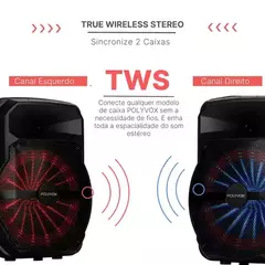 Imagem do CAIXA DE SOM SMART SPEAKER POLYVOX 300W RMS BLUETOOTH XC-710T