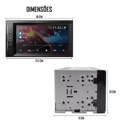 Som Multimídia Pioneer Dmh-a248bt Tv Carplay, Weblink, Tv - ELETRÔNICA DU VALE