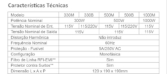 PROTETOR ELETRONICO JBR 330VA ENTRADA BIVOLT E SAIDA 115V - loja online