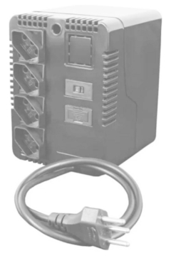 PROTETOR ELETRONICO JBR 330VA ENTRADA BIVOLT E SAIDA 115V - comprar online