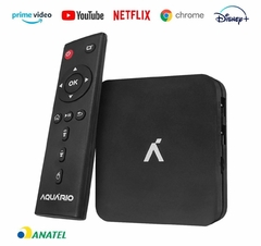 Smart Box Tv Aquário 4k Netflix Youtube Wifi Rom 8gb Ram 1gb na internet