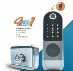 Fechadura Digital De Sobrepor 4 Em 1 Proeletronic - Profd-2000 Proeletronic