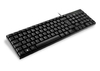 Teclado Com Fio Compacto Conexão USB Cabo de 120cm Resistente Água Preto - TC193