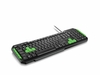 Teclado Gamer Com Hotkeys Preto/verde Multilaser - Tc201