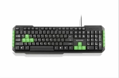 Teclado Gamer Com Hotkeys Preto/verde Multilaser - Tc201 - comprar online