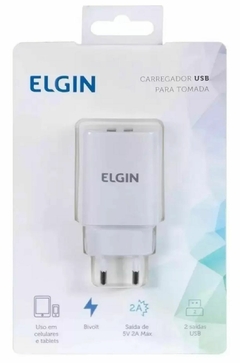 Carregador De Celular Com 2 Saídas Usb 5v 2.1a Bivolt - comprar online