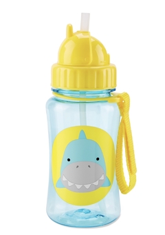 Garrafinha Squeeze com Canudo ZOO - Tubarão SKIP HOP