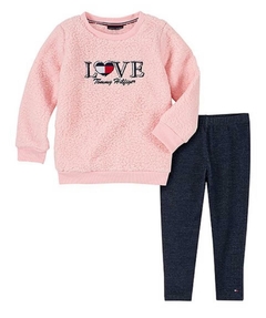 CONJUNTO SHERPA MENINA ROSA - TOMMY HILFIGER