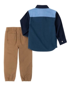 CONJUNTO MENINO CAMISA BICOLOR - TOMMY HILFIGER - comprar online