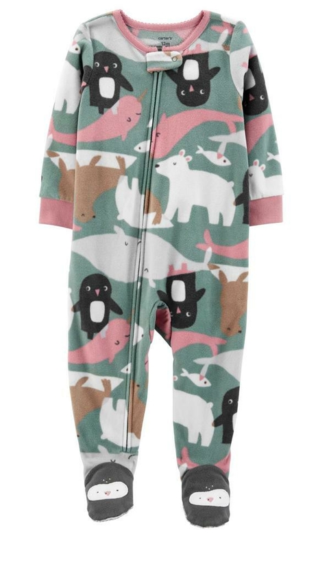 Macacão Fleece Pinguim - CARTER´S