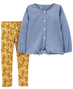 Conjunto Legging Bata Jeans 2 PÇS - CARTER´S