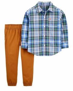 Conjunto Camisa Xadrez 2 PÇS - CARTER´S