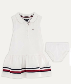 Vestido Gola Branco - TOMMY HILFIGER