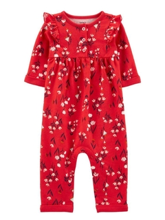 Macacão Vermelho Floral - CARTER´S
