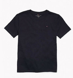 Camiseta Manga Curta Básica Azul Marinho - TOMMY HILFIGER