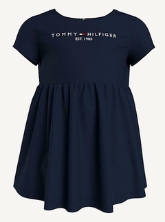 Vestido Algodão Azul Marinho - TOMMY HILFIGER