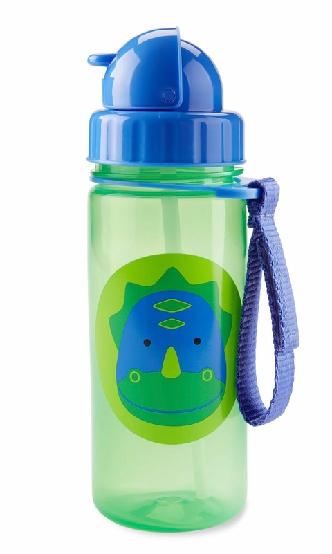 Garrafinha Squeeze com Canudo ZOO - Dino SKIP HOP