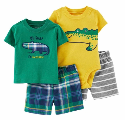 Conjunto Jacaré 4 Pçs - CARTER´S