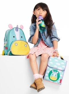 Garrafinha Squeeze com Canudo ZOO - Unicórnio SKIP HOP - comprar online