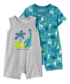 Kit Romper Dino Tie Dye - CARTER´S