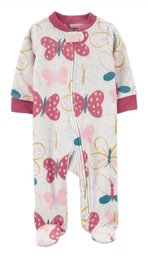 Macacão Fleece Borboletas - CARTER´S