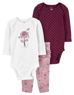Kit Body Floral 3 PÇS - CARTER´S