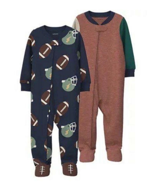 Kit Macacão Fleece Menino Futebol 2PÇS - CARTER´S