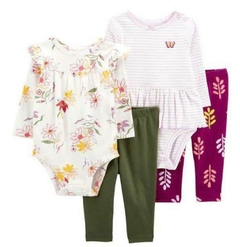 Conjunto Floral 4 Pçs - CARTER´S