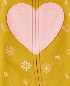 Macacão Amarelo Coração - CARTER´S - comprar online