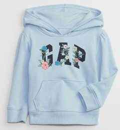 CONJUNTO MOLETOM MENINA AZUL FLORES - GAP - comprar online