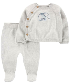 Conjunto Malha Cinza 2 PÇS - LITTLE PLANET by CARTER´S