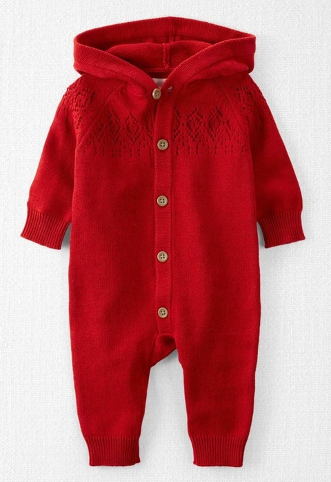 Macacão Malha Vermelho - LITTLE PLANET