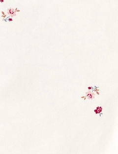 Jardineira Off Flores Rosa - OSHKOSH B´GOSH na internet