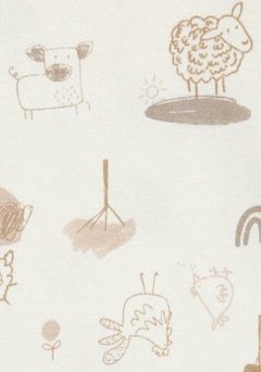 Imagem do Kit Body Manga Longa Ovelha 6pçs - CARTER´S