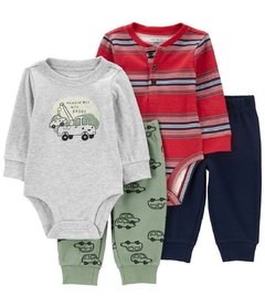 Conjunto Carros 4 Pçs - CARTER´S