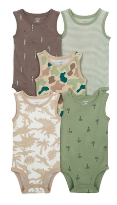 Kit Body Regata Camuflado - CARTER´S