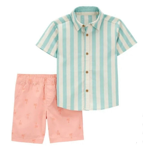 Conjunto Menino Camisa Listras 2 PÇS - CARTER´S