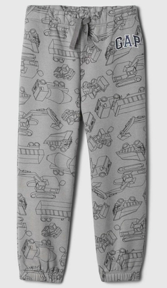Imagem do CONJUNTO MOLETOM MENINO CINZA TRANSPORTES - GAP