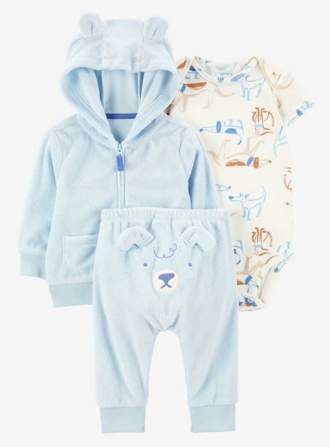 Conjunto Casaco Azul Atoalhado - CARTER´S - comprar online