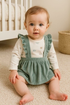 Imagem do Vestido Plush Verde com Camiseta - CARTER´S