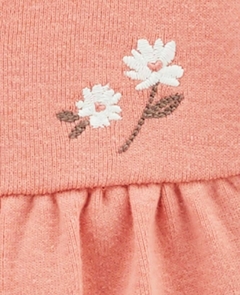 Conjunto Casaco Floral Coral - CARTER´S na internet