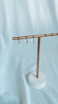 Trio argolas lisas na internet