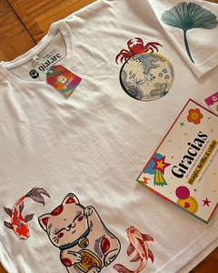 Remera Gatito de la Suerte - comprar online