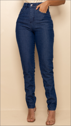 Calça skinny oxford