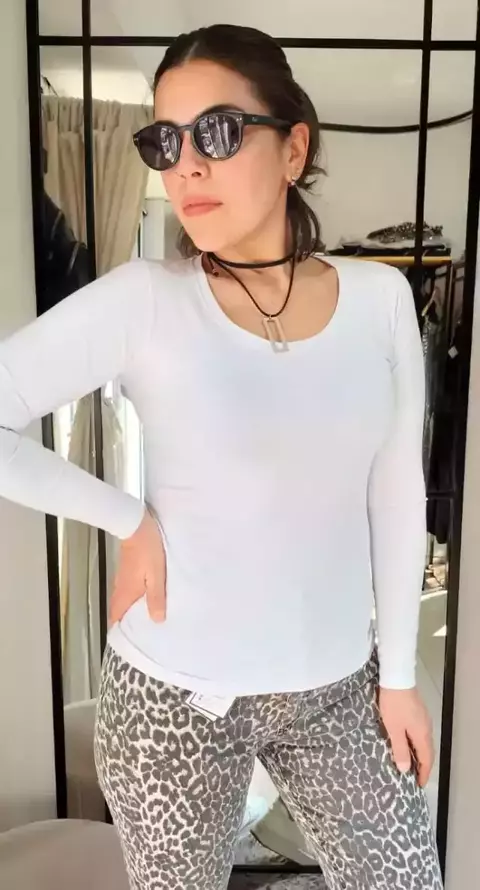 REMERA BASICA FILIPA ALGODON/LYCRA