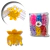 broches flor mediano colores x12u
