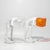 Escultura Get Out Of The Box | Branco e Laranja - Maison Divine | Home & Decor